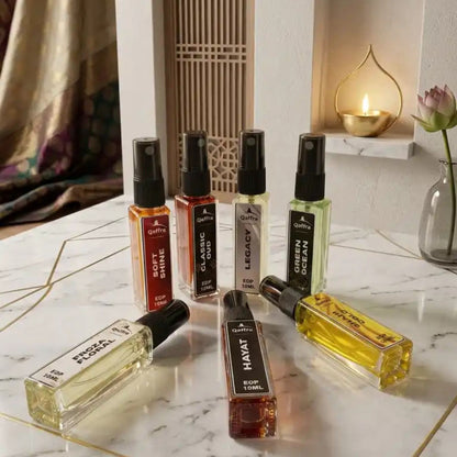Buy Qaffra 7x10ml EDP Perfume Tester Set | Long Lasting Scents (10+ Hours)